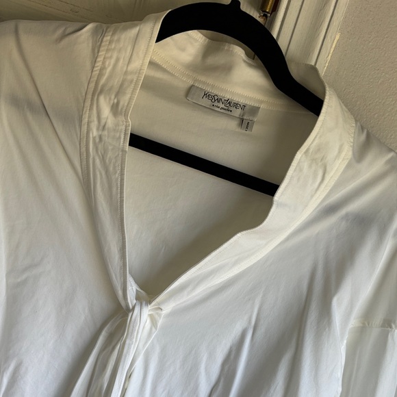 Yves Saint Laurent Elegant White Button Down Shirt - Picture 1 of 3